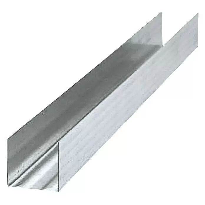 Probau UD-Wandanschlussprofil - 200 x 2,8 x 2,7 cm, Verzinkt