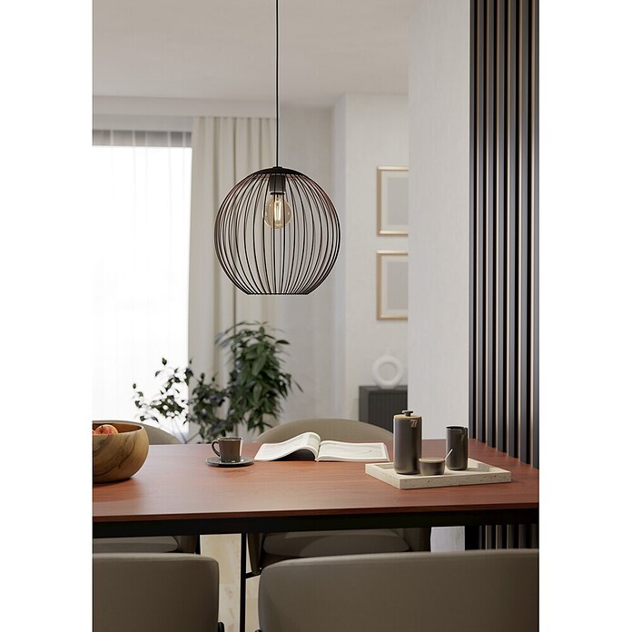 Eglo Hanglamp Almanzora (Zwart, E27) | BAUHAUS