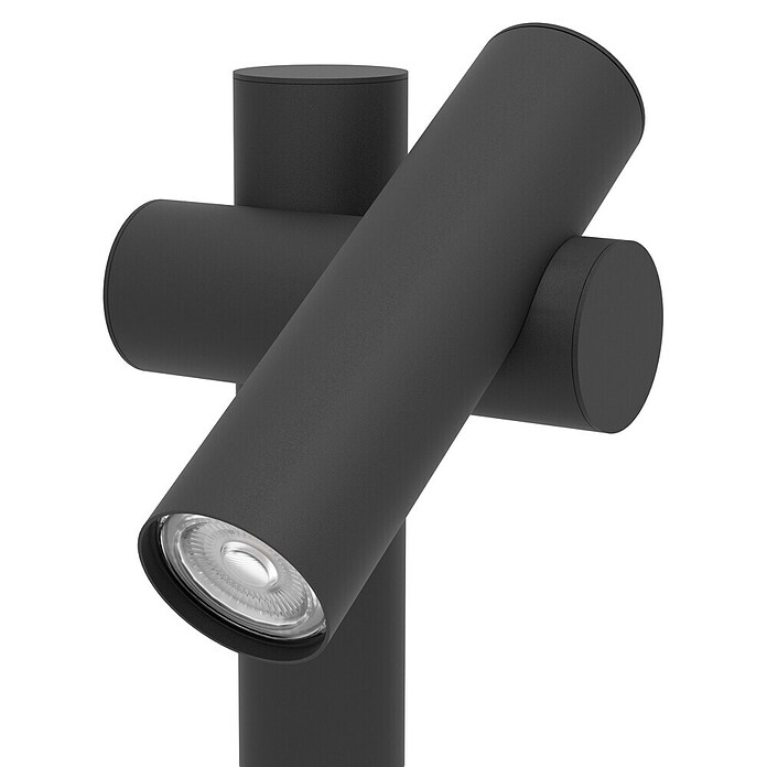 Eglo Sokkellamp voor buiten Fossignano H700 (Kleur behuizing: Zwart, l x b x h: 129 x 159 x 700 mm, Met lichtbron) | BAUHAUS