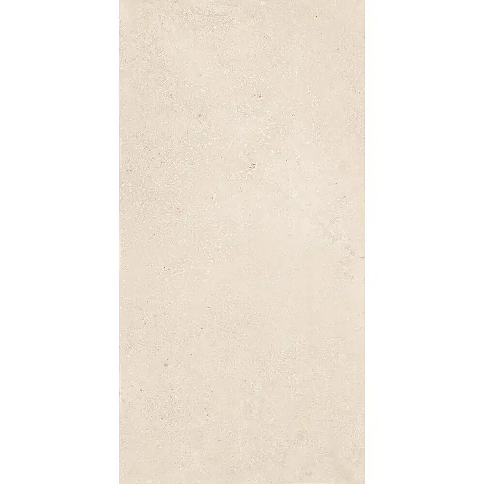 Feinsteinzeugfliese PIGMENTO GESSO – 60 x 120 cm, Steinoptik, Mat -  - Helle, beige Texturoberfläche, Naturstein ähnlich mit feinen Sprenkeln.