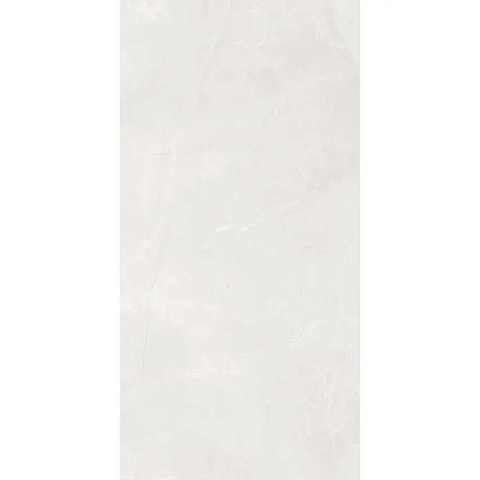 Feinsteinzeugfliese PULPIS MAJESTIC BONE – 60 x 120 cm, Marmoroptik, Mat -  - Weiße Marmor-Effekt-Oberfläche mit zarten grauen Äderungen, ideal für moderne Interieurs.