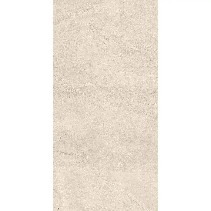 Feinsteinzeugfliese COSMIC BONE – 60 x 120 cm, Marmoroptik, Mat -  - Beigefarbene strukturierte Fliese mit subtilen steinähnlichen Mustern.