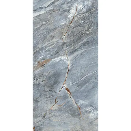 Feinsteinzeugfliese IMPERIUM BLEU – 60 x 120 cm, Marmoroptik, Dekor