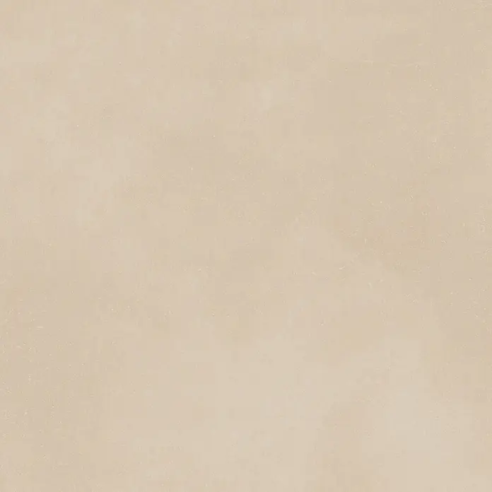 Feinsteinzeugfliese ICON CREAM – 60 x 60 cm, Steinoptik, Mat -  - Helle beige Texturoberfläche mit feinen Sprenkeln und zarten Linien.