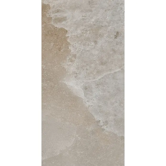 Feinsteinzeugfliese SALT CAVE TAUPE – 60 x 120 cm, Steinoptik, Mat -  - Hellbeigefarbene, melierte Steinstruktur.