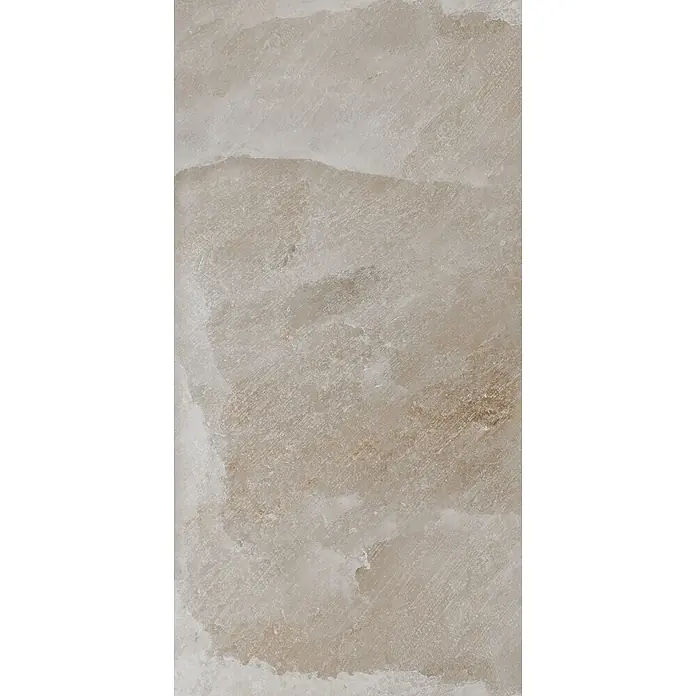 Feinsteinzeugfliese SALT CAVE TAUPE – 60 x 120 cm, Steinoptik, Mat -  - Beige Natursteinoberfläche mit subtilen hellen und dunklen Variationen.