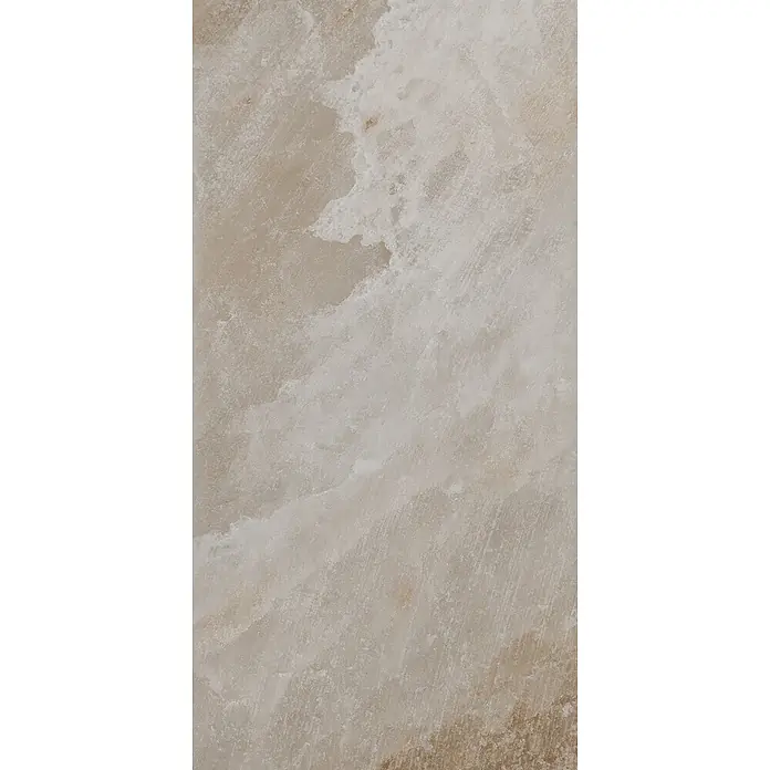 Feinsteinzeugfliese SALT CAVE TAUPE – 60 x 120 cm, Steinoptik, Mat -  - Helle beige Steinstruktur mit subtilen Variationen und Streifen.