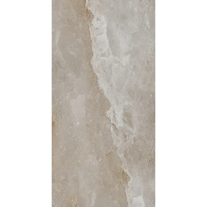 Feinsteinzeugfliese SALT CAVE TAUPE – 60 x 120 cm, Steinoptik, Mat -  - Helle beige Natursteintextur mit subtiler Maserung und rauer Oberfläche.