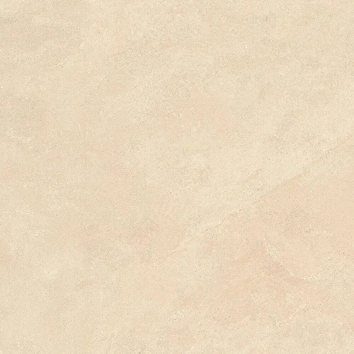 Feinsteinzeugfliese BURGOGNA STONE – 120 x 120 cm, Steinoptik, Mat -  - Helle beige Fliese mit subtiler, texturierter Natursteinoptik.