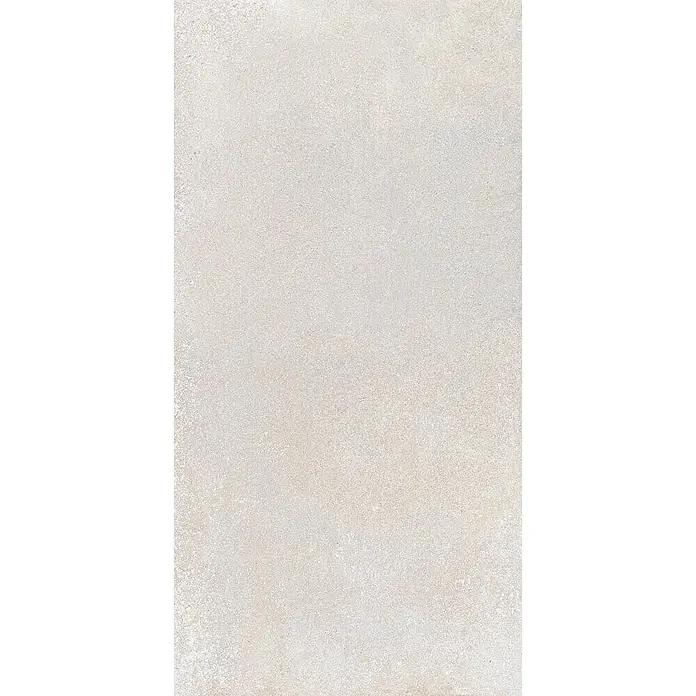 Feinsteinzeugfliese BARDENAS BONE – 60 x 120 cm, Betonoptik, Mat -  - Hellegraue strukturierte Fliese mit gesprenkelter, matter Oberfläche.