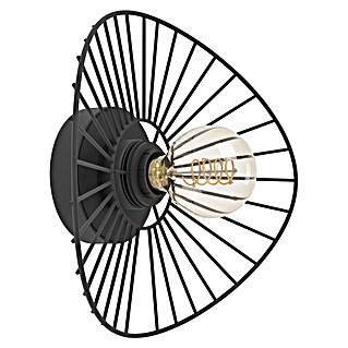 Eglo Wandlamp Casorzo (Zwart, E27, l x b x d: 365 x 290 x 125 mm)