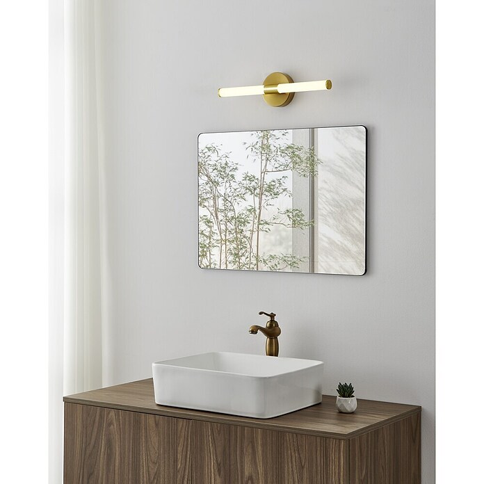 Eglo Led-spiegelverlichting Ramola (Geelkoper, l x d x h: 450 x 65 x 120 mm) | BAUHAUS