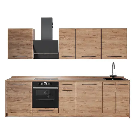 Küchenzeile Fame-Line 280 cm Goldkraft Eiche Art.-Nr. 64197