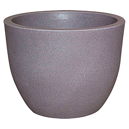 Geli Pflanztopf Rimini (Max. Außendurchmesser: 60 cm, Höhe: 45,5 cm, Kunststoff, Taupe)