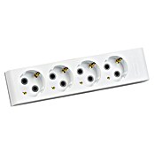 Produžni kabel s utičnicama  (Bijela, Bez prekidača, 4 Kom.) | BAUHAUS