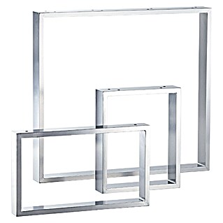 Noblewood Pur Iternal Pata de mesa (550 x 60 x 322 mm, Plateado, 2 ud.)