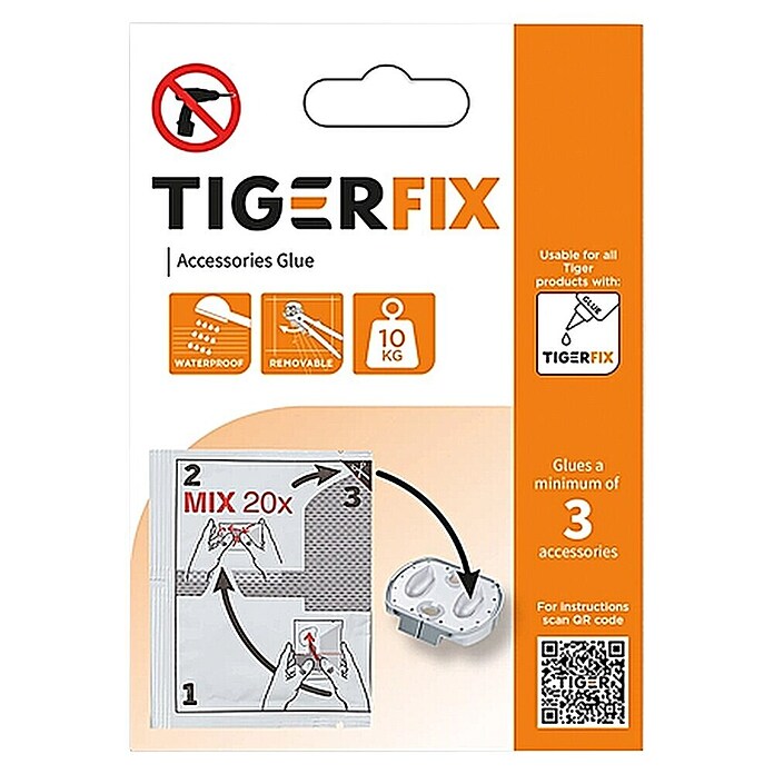 Tiger Tigerfix 2-componentenlijm (Passend bij: Tiger badkamer accessoires) | BAUHAUS