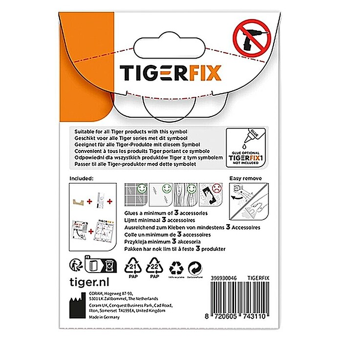 Tiger Tigerfix 2-componentenlijm (Passend bij: Tiger badkamer accessoires) | BAUHAUS