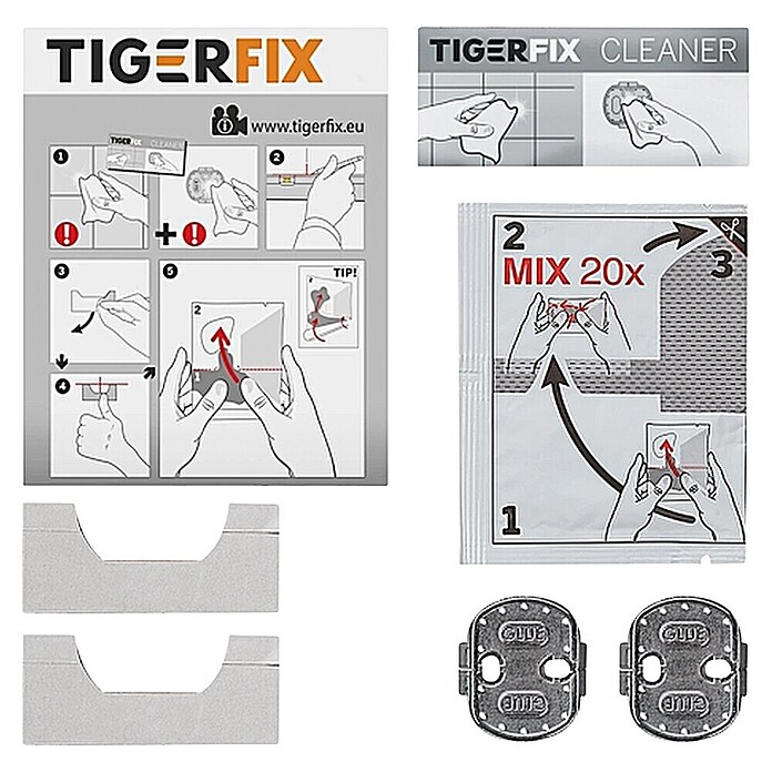 Tiger Tigerfix 2-componentenlijm (Passend bij: Tiger badkamer accessoires) | BAUHAUS