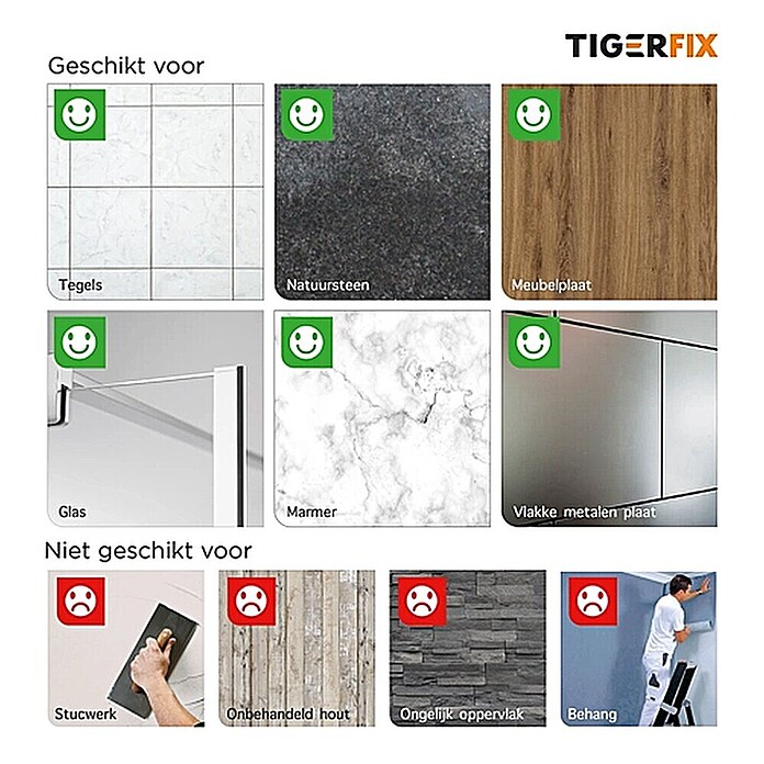 Tiger Tigerfix 2-componentenlijm (Passend bij: Tiger badkamer accessoires) | BAUHAUS