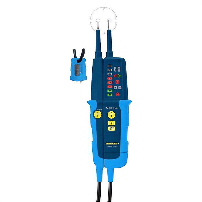 Pancontrol Spannungsprüfer PAN MV-1000A (Polanzahl: 2 Stk., Messbereich Gleichspannung: 12 V - 1 000 V, IP64) | BAUHAUS