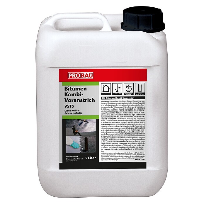 Probau Bitumen-Voranstrich (5 l, Lösemittelfrei)