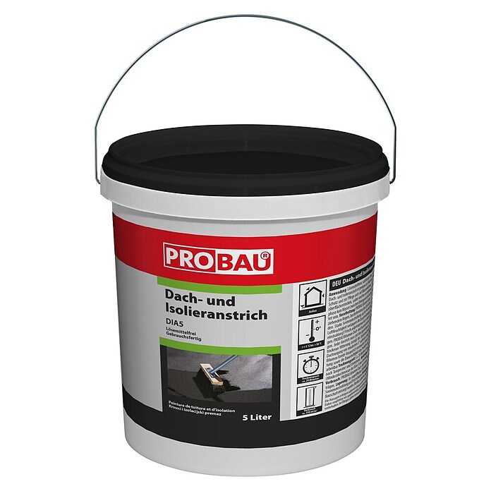 Probau Dach- & Isolieranstrich (5 l, Lösemittelfrei)