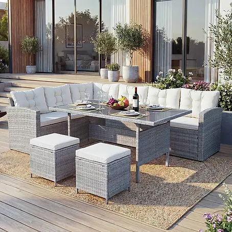 Mendler  Loungemöbel-Set HWC-A29
