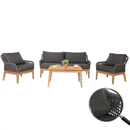 Mendler  Loungemöbel-Set HWC-H56