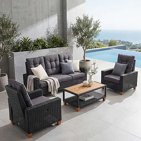 Mendler  Loungemöbel-Set HWC-G28