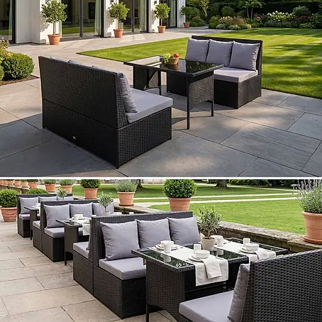 Mendler  Loungemöbel-Set HWC-G16