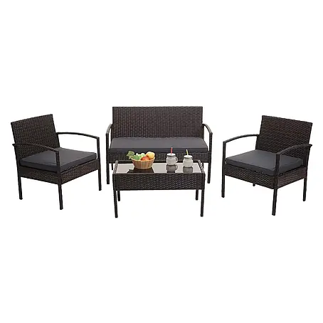 Mendler  Loungemöbel-Set HWC-F56