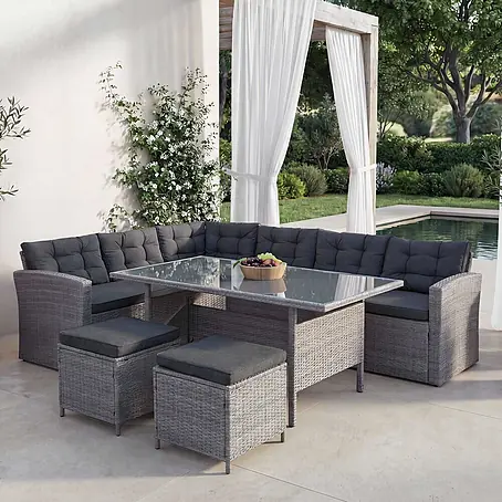 Mendler  Loungemöbel-Set HWC-A29