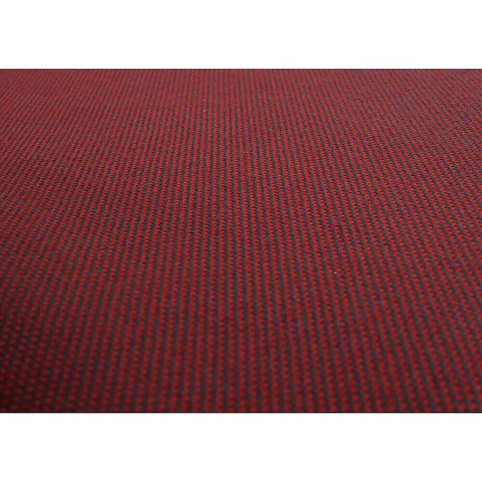 Mendler Gartenstuhl-Set HWC-J40 - 2 Stk., Holz, Hellbraun, Polster rot, B x T x H: 58 x 45 x 105 cm - Strukturierter rot-dunkler Webstoff mit feinem Muster.