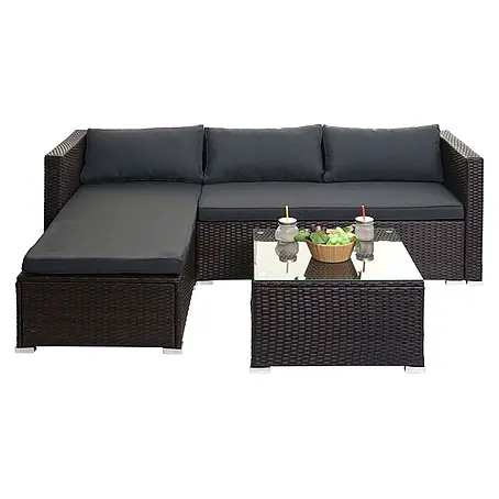 Mendler  Loungemöbel-Set HWC-F57