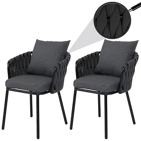 Mendler  Gartenstuhl-Set HWC-P89