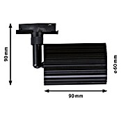Paulmann Wand- & Deckenspot Urail Spot Lirena (Ø x H: 6 cm x 17 mm, GU10, Schwarz) | BAUHAUS