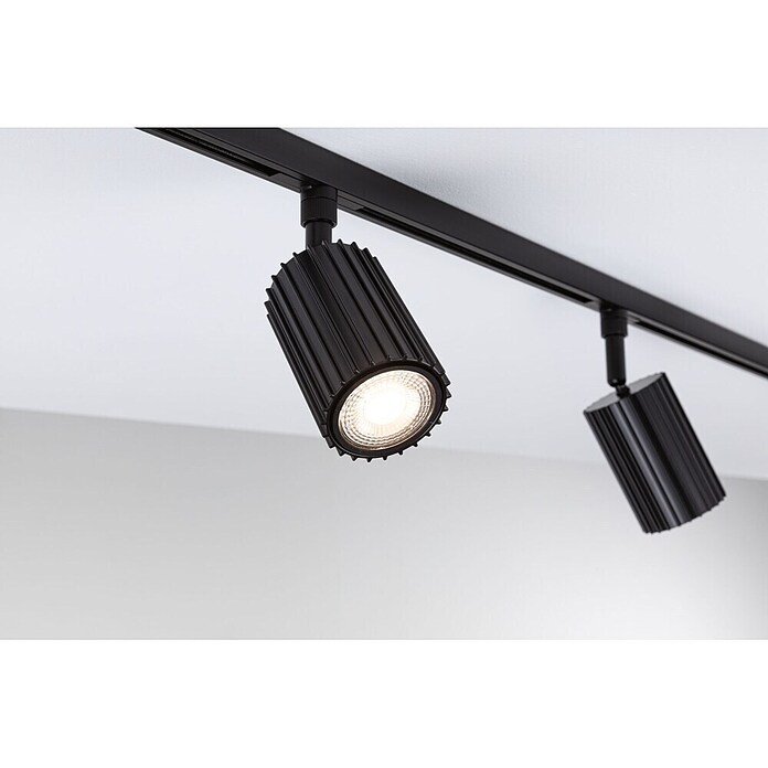 Paulmann Wand- & Deckenspot Urail Spot Lirena (Ø x H: 6 cm x 17 mm, GU10, Schwarz) | BAUHAUS