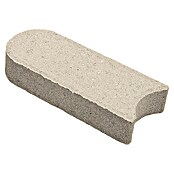 Mähstein (Weiß, 22 x 10 x 4,5 cm, Beton)