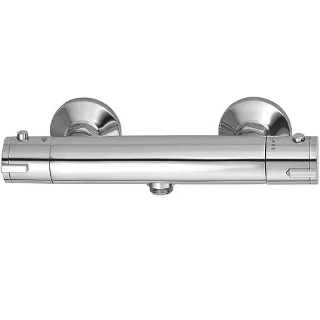 Brausearmatur Thermostatisch TERMICO Brausebatterie für Badezimmer in Silber