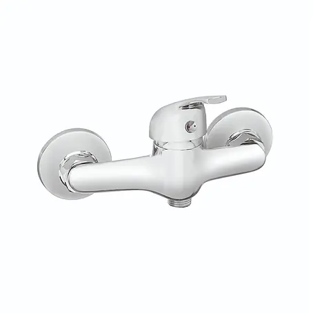 Brausearmatur Wasserhahn MITRIS Brausebatterie für Badezimmer in Silber