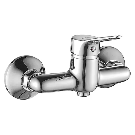 Brausearmatur Wasserhahn TIBI Brausebatterie für Badezimmer in Chrom