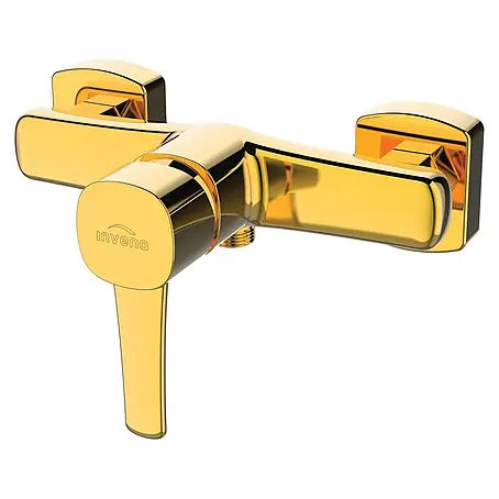 Brausearmatur Wasserhahn GLAMOUR Brausebatterie für Badezimmer in Gold