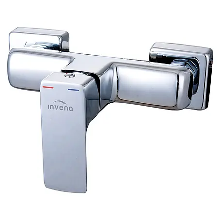Brausearmatur Wasserhahn NYKS Brausebatterie für Badezimmer in Silber