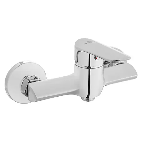 Brausearmatur Wasserhahn ESLA Brausebatterie für Badezimmer in Silber