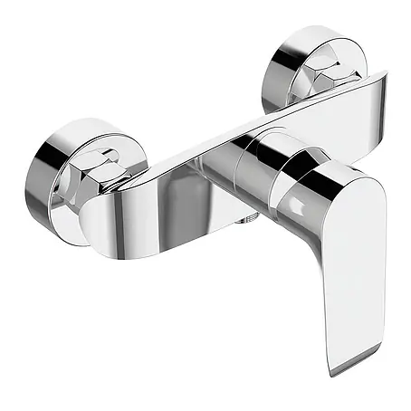 Brausearmatur Wasserhahn ALEA Brausebatterie für Badezimmer in Silber