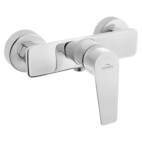 Brausearmatur Wasserhahn DOKOS Brausebatterie für Badezimmer in Silber
