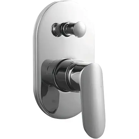 Unterputz Brausearmatur APPIA Verdeckter Einbau Mischer für Badezimmer in Silber