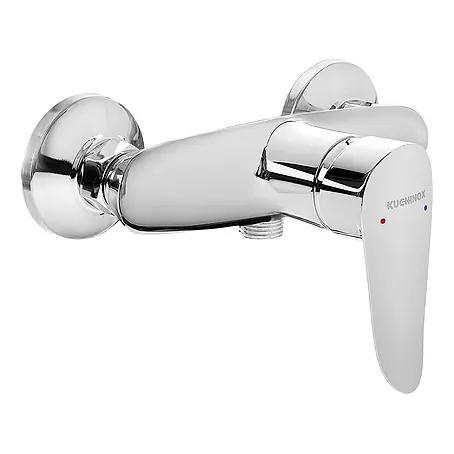 Brausearmatur Wasserhahn CENTO Brausebatterie für Badezimmer in Chrom