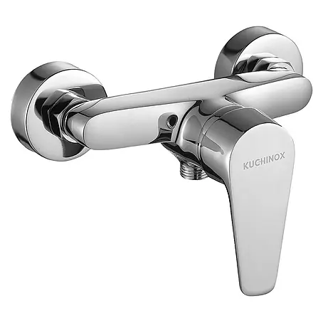 Brausearmatur Wasserhahn LUGA Brausebatterie für Badezimmer in Chrom